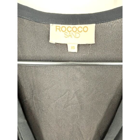 NWOT Rococo Sand Mystic Leopard Sequin Maxi Dress Black Gold XS - Picture 4 of 8